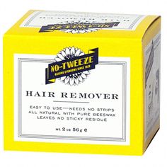 No-Tweeze Hard Wax Hair Remover / 2 oz. No-Tweeze Hair Remover Wax is an all natural hair remover that has been raising eyebrows since 1929, this all natural hard wax is the answer for unwanted hair removal without the use of strips. No-Tweeze: Solid at room temperature and must be heated. It does not require the use o Flat Tummy Tips, Arched Eyebrows