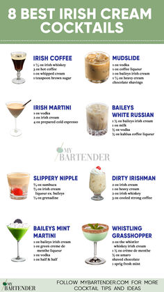 Irish Cream Cocktails Passover Plates, Irish Cream Drinks, Cream Cocktails, Hosting A Brunch, Easter Cocktails, Easter Festivities, Creamy Cocktails, Low Carb Cocktails