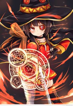 Megumin Konosuba, Konosuba Wallpaper, Waifu Material, Anime Quotes, Kawaii Girl, All Anime, An Anime, Anime Movies, Manga Girl