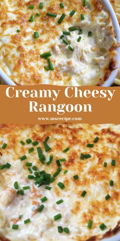 creamy cheesy ranggoon is an easy and delicious appetizer