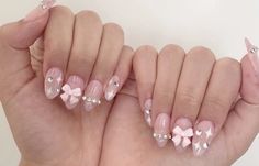 Haitang Flower, Pedicure Manicure, Jelly Nails, Design Nails, Designs Nail, Kawaii Nails, Pink Acrylic Nails