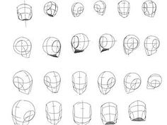 an image of different facial shapes