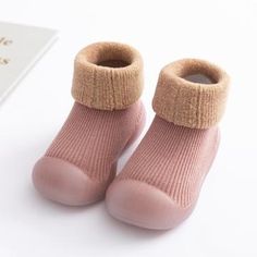 $20 — Winter Sock Shoes - Light Red – Grookz Shoes Shoe Socks, Disney Slippers, Large Size Womens Shoes, Baby Walking Shoes, Mary Jane Platform Shoes, Baby Walking, Walker Shoes, Winter Socks, Baby Slippers