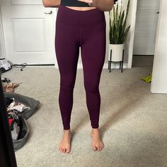 Fabletics Sculptknit Purple Yoga Pants Purple Full-length Athleisure Activewear, Purple Full Length Athleisure Activewear, Full Length Purple Athleisure Activewear, Purple Compressive Casual Yoga Pants, Purple Stretch Go-dry Bottoms, Casual Compressive Purple Yoga Pants, Purple Go-dry Yoga Bottoms, Purple Athleisure Workout Pants, Purple Athleisure Pants For Workout