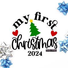 my first christmas svg file