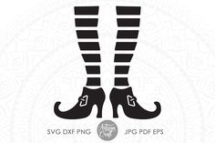 a pair of black high heeled shoes with the word svg dxf file