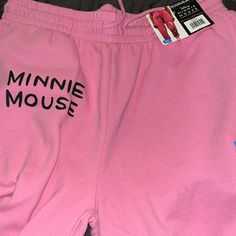 Minnie Mouse Disney Sweatpants Size Xl, Bright Pink Any Questions Please Ask Trendy Pink Relaxed Fit Joggers, Pink Relaxed Fit Trendy Joggers, Pink Cotton Trendy Joggers, Trendy Pink Cotton Joggers, Pink Cotton Joggers For Spring, Spring Cotton Pink Joggers, Spring Pink Cotton Joggers, Pink Cotton Sweatpants For Streetwear, Disney Sweatpants