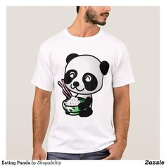 Eating Panda T-Shirt Panda Funny