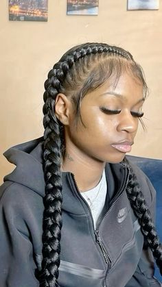 90s Braids Hairstyles Black Women, Feed Ins