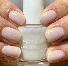 Dazzle Dry, Natural Nails Manicure, China Nails, Cruelty Free Nail Polish, Milky Nails, Dry Nail Polish, White Nail Polish, Pink Nail Polish, Nail Fungus