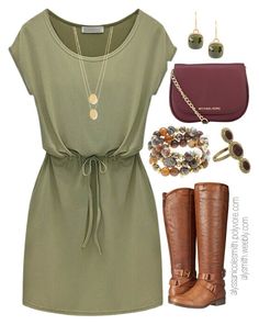 Thanksgiving Day Outfit Olive Green Dress Outfit, Green Dress Outfit, Olive Green Dress, Thanksgiving Outfit, Dress Outfit