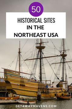 Looking to explore the rich history of the Northeast US then check out our comprehensive list of 50 Historical Sites in the Northeast USA. From the birthplaces of founding fathers to iconic landmarks these sites will take you on a journey through time. From the Colonial era, Revolutionary War, Civil War, Victorian and Gilded Are we cover it all. Whether you're a history buff or just looking for a fun day out there's something for everyone on the list. Head over to the blog for all the details. Living History Museum, Underground Railroad, Living History, Founding Fathers, History Museum, Culture Travel, Best Cities