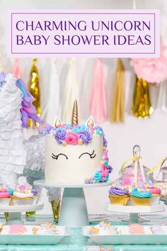 In this pin, explore charming unicorn baby shower ideas. Featuring a beautifully set table with a unicorn cake and a piñata, capturing the magical essence perfect for celebrating a little girl's upcoming arrival. Unicorn Balloon Ideas, Unicorn Pinata, Unicorn Balloon, Unicorn Decorations, Unicorn Baby Shower, Unique Favors, Diy Games, Unicorn Cake, Magical Unicorn