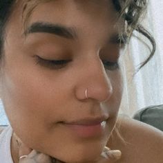 18g Endless Oval Nose Ring Slim Fit Close Profile Nose - Etsy Fitted Nose Hoop, Dainty Nose Piercing Hoop, Gold Shots, Small Hoop Nose Ring, Nose Piercing Stud Diamond, Round Nose Ring, Custom Nose Ring, 18g Nose Ring, Gold Nose Piercing