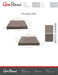 the diagram shows how to install an outdoor fireplace cover with different colors and materials for it