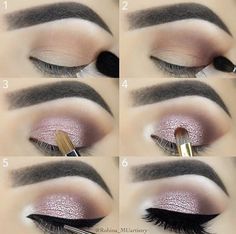 Pink shimmer eye with bold liner Make Up Designs, Eye Makeup Steps, Pinterest Makeup, Pink Lehenga, Top Makeup Products, Makeup Tricks, Eye Makeup Tips