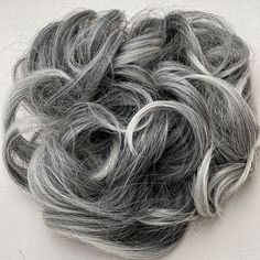 Mixed Gray Hair Pieces Scrunchy Real Salt And Pepper Hair Scrunchies Curly Hairpiece Messy Bun Curly Scrunchy Chignon For Women Elastic Hair Piece Messy Bun Ponytails Curly Scrunchy Chignon For Women Mix Very Natural Hair Sahde Blend in your own hair real well Frequently Asked Questions:• How to make a bun and make it look like I have a lot of hair?You need to buy a fake hair messy hair bun hairpiece.• Hair bun is not quite my color what I do?Put your fake hair bun in a way that you won’t be abl Fake Hair Buns, Grey Hair Extensions, Messy Curly Hair, Grey Hair Pieces, Pepper Hair, Hair Shade, Trendy Updos, Curly Bun Hairstyles, Hair Messy