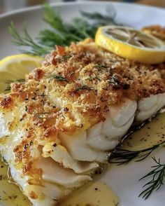 Easy recipes 😋 | panko crusred fish with lemon dill sauce | Facebook