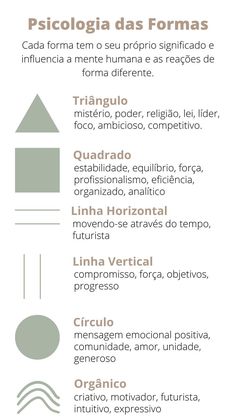 an info sheet describing the different types of objects in spanish and english, as well as some