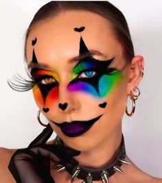 Clown Makeup Looks, Dramatic Eyeliner, Creepy Makeup, Joker Makeup, Spooky Chic, Halloween Makeup Ideas, Dramatic Eye Makeup