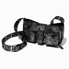 Claire's Silver Metallic Crossbody Bag Black Grunge Shoulder Bag With Adjustable Strap, Black Grunge Crossbody Shoulder Bag, Alternative Crossbody Bag With Adjustable Strap, Alternative Style Crossbody Bag With Adjustable Strap, Grunge Travel Bag With Adjustable Strap, Crown Hair Clip, Sensitive Ears Earrings, Piercing Kit, Word Bracelet