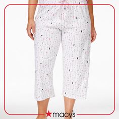 in stock Cotton Capris With Pockets For Loungewear, Comfortable Capris With Pockets For Loungewear, Comfortable Loungewear Capris With Pockets, Comfortable Lounge Capris With Pockets, Comfortable Cotton Capris For Loungewear, Comfortable Cotton Capri Bottoms, Comfortable Cotton Capri-length Bottoms, Spring Cotton Loungewear Capris, Comfortable Cotton Capri Length Bottoms