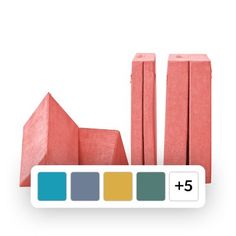 three wooden blocks are shown with the number five in front of them, and one block is