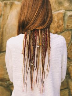 Boho Hair Wrap, Blonde Dreadlocks, Synthetic Dreads, Dread Hairstyles, Dreadlock Hairstyles, Hair Wraps, Boho Hairstyles