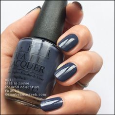 OPI Less is Norse – OPI Iceland fall,winter 2017 Opi Less Is Norse, Nails Polish, Colorful Nail Designs, Arctic Fox, Gel Nail Designs, Opi Nails, Fancy Nails, Nail Polish Colors