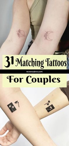 "Matching Tattoos For Couples" It's a commitment to make the relationship last as long as the tattoo. Couples get matching tattoos for various reasons. Some get a couple tattoo to celebrate a relationship milestone or to have a shared experience with the other person. Other couples do it to have a permanent symbol of their love. See more ideas about matching tattoos for couples, Check out here! #matchingtattoos #matchingtattoosforcouples #tattooart Small Matching Tattoos For Best Friends Long Distance, Tattoos For Long Distance Couples, Matching Tattoos Long Distance Friends, Complementary Tattoos Couples, Matching Significant Other Tattoos, Other Half Tattoo, Inverse Matching Tattoos, Long Distance Relationship Tattoo, Relationship Tattoo