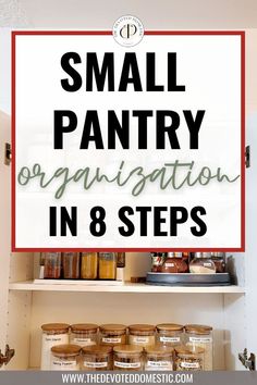 Create the perfect pantry system even in a tiny kitchen cabinet pantry with these 8 BEST ideas on small pantry organization. Small Pantry Cabinet, Apartment Pantry, Good Apartment, Small Walk In Pantry, Pantry Storage Ideas, Tiny Pantry, Small Apartment Organization, Organize Your Pantry, Small Pantry Organization