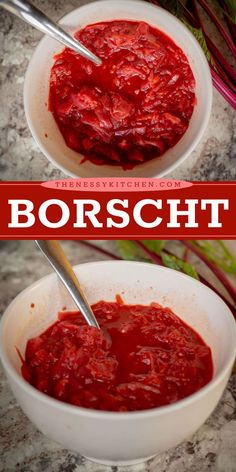 Want more hearty dinner recipes? Turn to this easy winter recipe and learn how to make Borscht! This beet soup is a cozy winter meal. Full of garden vegetables, this homemade soup is a yummy comfort food you'll surely love! Traditional Borscht Recipe, Borscht Soup Recipe, Beet Borscht, Beet Soup Recipes, Borscht Recipe, Borscht Soup