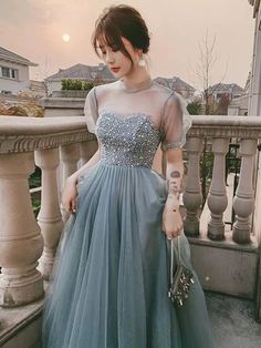 Noble evening dress, temperament birthday dress, light luxury Fairycore Tulle Dress For Party, Fairycore Tulle Party Dress, Elegant Fairy Dress For Prom Party, Elegant Tulle Fairy Dress For Evening, Elegant Tulle Fairy Dress For Party, Fairy Prom Dress, Formal Evening Dresses, Bandage Dress, Types Of Dresses