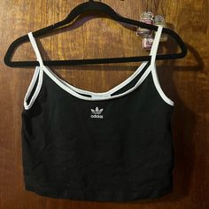 Super Cute Adidas Crop Flower Logo It’s Written As Xs But Definitely Fits Up To M Offer Me! Adidas Cotton Tank Top For Spring, Adidas Casual Summer Tank Top, Casual Adidas Summer Tank Top, Adidas Casual Cotton Tank Top, Casual Adidas Cotton Tank Top, Adidas Casual Tank Top, Adidas Bra, Cute Adidas, Adidas Crop Top