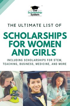 the ultimate list of scholarships for women and girls including students, medical, and more