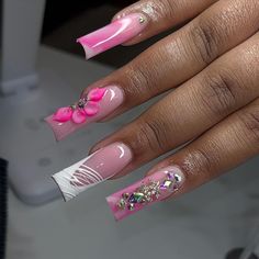 Sagittarius Birthday Nails, Sagittarius Birthday, Hard Nails, Drip Nails, Colored Acrylic Nails, Girly Acrylic Nails, Work Nails, Dope Nail Designs, Short Square Acrylic Nails