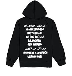 MODEL: Supreme Restless Youth Hooded Sweatshirt SEASON: SS20 (SS20SW34) COLOR WAY: Black SIZES AVAILABLE: Large AUTHENTICITY: Backed by eBay's authenticity guarantee   SHIPPING: Free USPS Ground or $5.99 for upgrade to USPS Priority Mail RETURNS, EXCHANGES, OR REFUNDS: At this time, we do not accept any returns, exchanges or request for refunds. All Sales Final. Please let us know if you have any additional questions or comments. Check out SNKRSYO store for additional exciting products! All You Need Is Love, Gothic Fashion, Cricut Projects, Priority Mail, Hooded Sweatshirt, Hooded Sweatshirts, Active Wear, Mens Accessories, Sweatshirts Hoodie