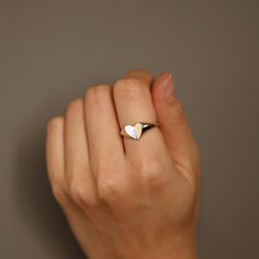 Heart Ring, 14K Solid Gold Heart Ring, Angled Heart Ring, Minimalist Ring, Bold Gold Ring, 14K Gold Bold Ring, Layering Ring, Stacking Ring ≫ Product Details ◈ Handmade / Handcrafted Fine Jewelry ◈ Face Width: 8.5mm ◈ Gold Weight: Approx. 2.7g (Based on size 7) ◈ Metal: Solid 14K Gold ◈ Gold Color: White gold, Rose gold, Yellow gold ≫ Please read our FAQ below for more detail. Dainty Stackable White Gold Heart Ring, Dainty Stackable Heart Ring In White Gold, Dainty White Gold Stackable Heart Ring, Minimalist Heart Ring With Simple Design, Minimalist Heart Shaped Stackable Promise Rings, Minimalist Stackable Heart Promise Ring, Minimalist Heart-shaped Ring With Simple Design, Dainty White Gold Heart Cut Heart Ring, Minimalist Simple Design Heart Promise Ring