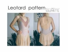 Leotard with skirt, Balerina style leotard, PDF Sewing Pattern Dancer bodysuit two layers. This is the pattern in sizes XS, S, M, L ( EU 36, 38, 40, 42). The Pattern is in PDF format to print on a regular A4 and US Letter fome printer. You will need to glue on some details together. Add 1 cm seam allowance. It requires about 86 inches or 220centimeters of the main fabric. The same amount for linen. The patterns don't include a tutorial on how to sew it. Please contact me If You have any question Summer Backless Dancewear Leotard, Backless Stretch Leotard For Dancewear, Stretch Backless Leotard For Dancewear, Fitted Ballet Leotard With Built-in Bra, Summer Stretch Leotard With Low Back, Fitted Low Back Leotard For Summer, Fitted Bodysuit For Dance In Summer, Fitted Bodysuit For Summer Dance, Fitted Low Back Summer Leotard