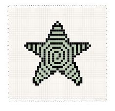 an image of a pixellated star