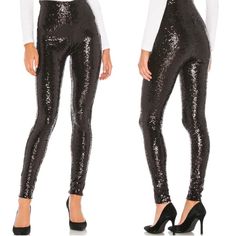 Size Medium Self: 92% Polyester, 8% Elastane Lining: 93% Nylon, 7%Elastane Made In Bosnia Hand Wash All Over Sequin Embellishment New Without Tags Questions? Leave A Comment Below! Black Sequin Leggings, Patent Leather Leggings, Sequin Pant, Black Velvet Leggings, Sequin Leggings, Cocktail Wear, Black Leather Leggings, Vegan Leather Leggings, Animal Print Leggings