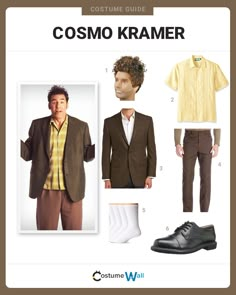 men's clothing guide for the cosmo kramer from costume wish list