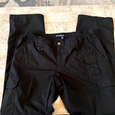 5.11 Nwot Ladies Taclite Pro Tactical 7-Pocket Cargo Pants Size 18 Long. Never Been Worn, Smoke Free Home. Police/Military/Fire/Ems Pants. Stretchy Waist, Very Comfortable! Black Work Pants With Multiple Pockets For Outdoor Activities, Black Bottoms With Multiple Pockets For Outdoor Work, Black Work Bottoms With Multiple Pockets For Outdoor, Tactical Work Pants With Side Pockets For Outdoor, Black Work Pants With Hip Pockets For Outdoor, Black Utility Work Pants With Functional Pockets, Black Cargo Pants With Hip Pockets For Outdoor Work, Black Work Pants With Hip Pockets For Outdoor Work, Black Work Pants With Side Pockets For Outdoor