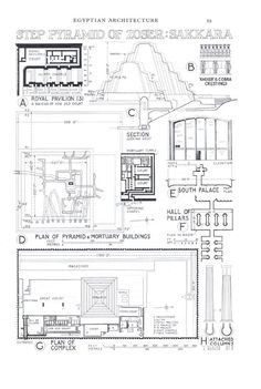 an architectural drawing shows the plans and details