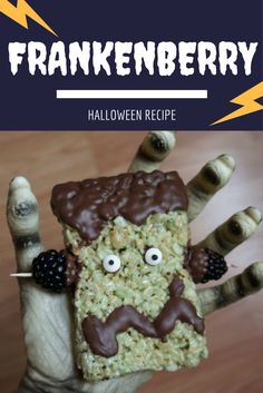 a halloween treat made out of rice krispy kreme