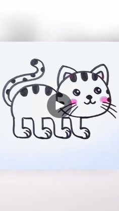 an image of a cartoon cat on a white background with the words hello kitty written below it