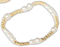 Trendy Beaded Pearl Bracelets With Charm, Trendy Beaded Bracelets With Pearl Charm, Trendy Gold Pearl Beaded Bracelets, Pearl Bracelet Stack, Gold Beaded Bracelet, Gold Letter Necklace, Gold Letter, Gold Bead Bracelets, Take A Shower