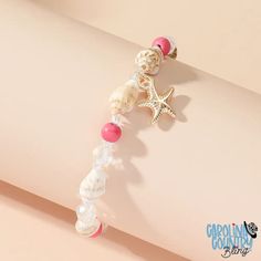 Embrace the thrill of the unknown with The Ocean Calls Me bracelet in pink. This beach-inspired design features delicate pink beads and sea shells, perfect for those who love taking risks and seeking new adventures! Dare to stand out and conquer the waves. Measures 8" Sold as one individual bracelet. Blue Starfish, Summer Beach Jewelry, Starfish Bracelet, Friendship Jewelry, Rice Bead, Shell Bracelet, Conch Shell, Fall Jewelry, Pink Beads