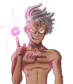 an image of a man with tattoos on his chest pointing to the side and saying, this isn't even my final form