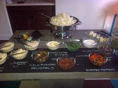 a table topped with lots of different types of food